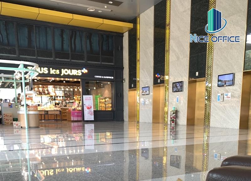 Sảnh tiếp khách sang trọng tại tầng trệt toà nhà CJ Tower