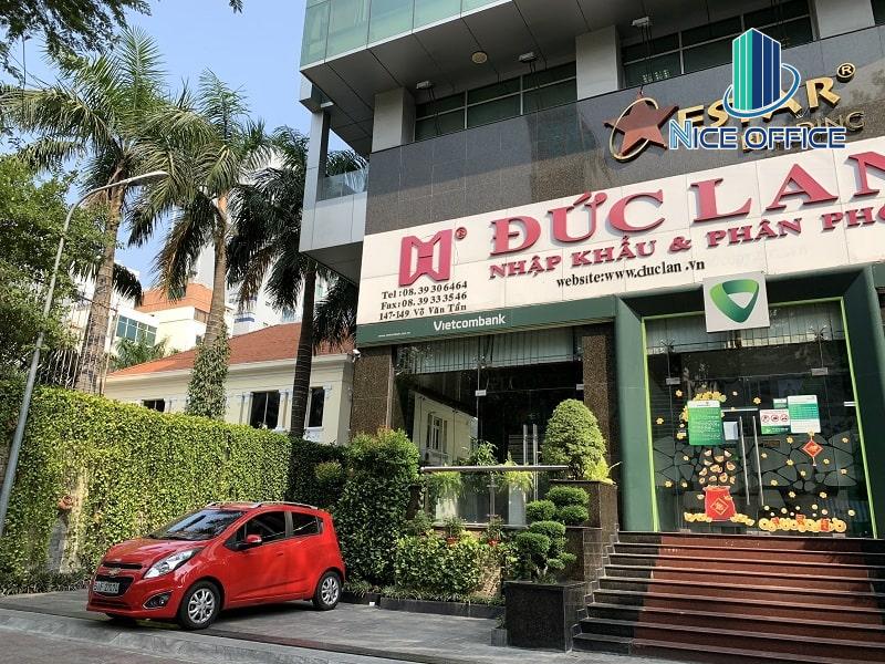 Khuôn viên phía trước tòa nhà Estar Building - Văn phòng cho thuê Quận 3