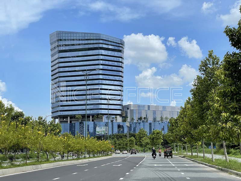 Toàn cảnh tòa nhà Sofic Tower đường Mai Chí Thọ, quận 2