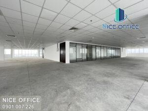 Mặt bằng trống nguyên sàn điển hình tại tòa nhà Cộng Hòa Garden