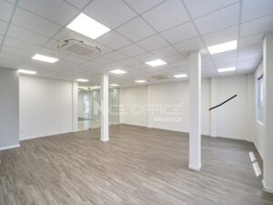 Diện tích trống view mặt trước tòa nhà HML Office Building