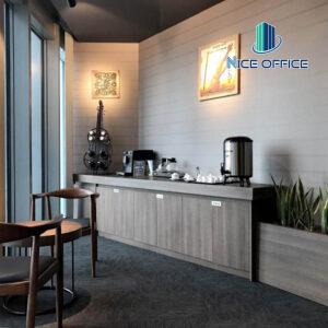 Khu vực pantry tại văn phong trọn gói HM Town - Esmart