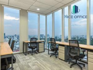 Phòng làm việc 5 chỗ view thông thoáng tại văn phòng trọn gói Saigon Centre 2 - Kloud Serviced Office