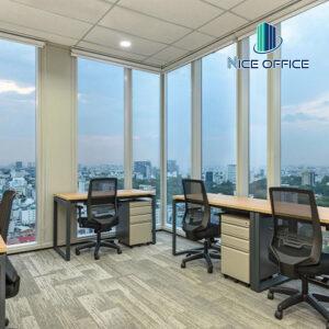 Phòng làm việc 5 chỗ view thông thoáng tại văn phòng trọn gói Saigon Centre 2 - Kloud Serviced Office