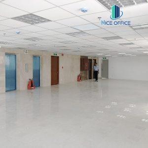 Diện tich trống cho thuê nguyên sàn tại tòa nhà Mekong Building