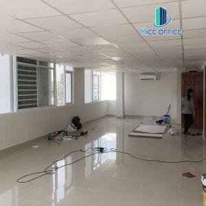 Diện tích nhỏ trong quá trình hoàn thiện tại tòa nhà Nikko