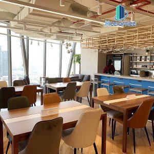 Khu vực tiện ích sử dụng chung tại văn phòng trọn gói Lim Tower