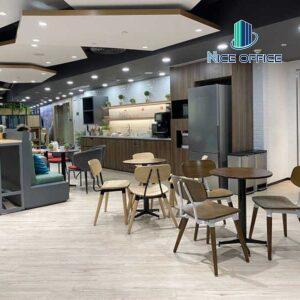 Khu vực pantry tại văn phòng trọn gói Bitexco - Tầng 16