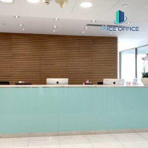 Lễ tân tại văn phòng trọn gói Bitexco (Tầng 46)