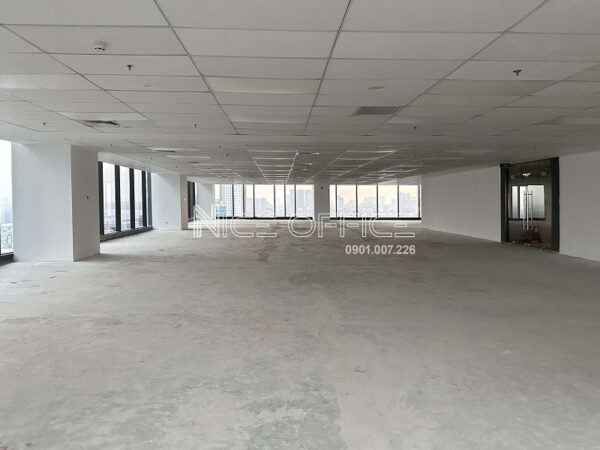 Mặt bằng trống thực tế tại tòa nhà ETown Central Tower