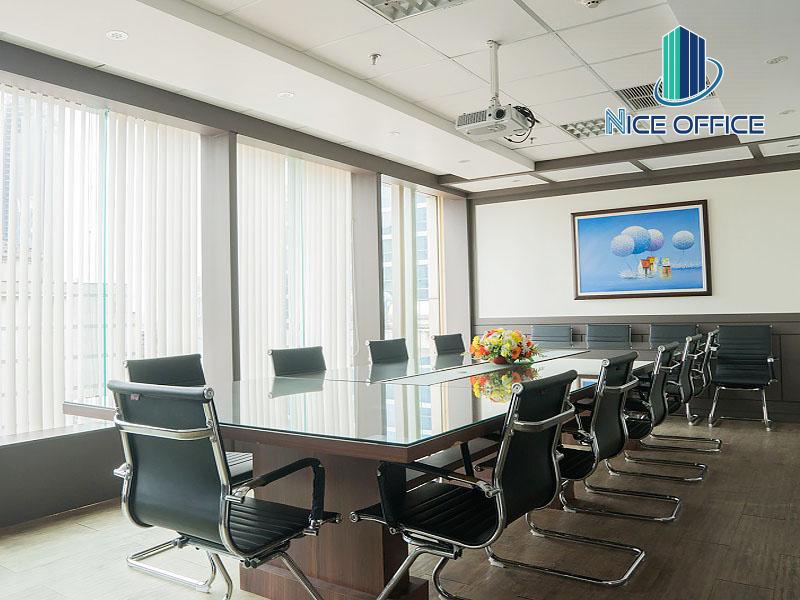 Phòng họp tiêu chuẩn tại văn phòng trọn gói TNR Tower được sử dụng 5h miễn phí mỗi tháng