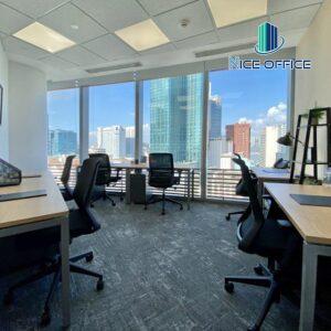 Phòng làm việc 6 chỗ tại văn phòng trọn gói Bitexco - Compass Office (Tầng 16)