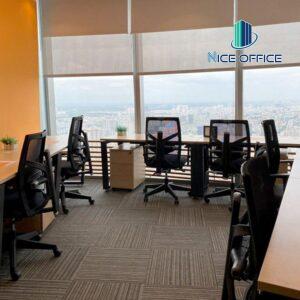 Phòng làm việc 7 chỗ tại văn phòng trọn gói Bitexco - Compass Office