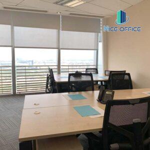 Phòng làm việc 7 chỗ tại văn phòng trọn gói Bitexco - Compass Office
