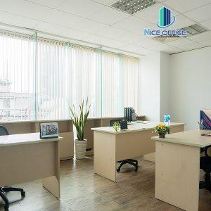 Phòng làm việc riêng với view thông thoáng tại văn phòng trọn gói TNR Tower