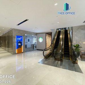 Tiện ích ngân hàng và cafe tại tầng trệt tòa nhà Mê Linh Point Tower