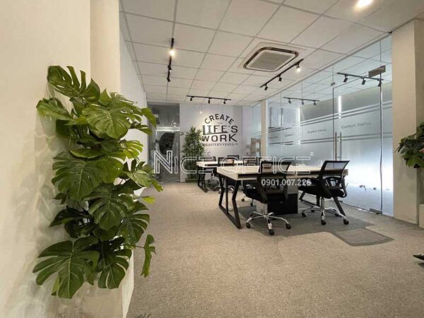 Văn phòng điển hình của khách hàng thuê tại Deli Office Hoàng Văn Thụ