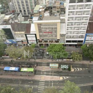 View đường Hàm Nghi nhìn từ tầng 14 tòa nhà Havana Tower