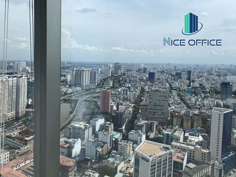 View nhìn từ tầng 46 văn phòng trọn gói Bitexco - Compass Office