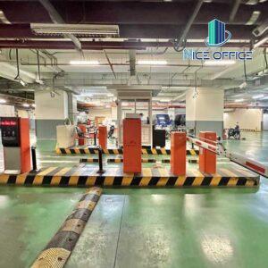 Cổng ra vào hầm xe dùng thẻ tự động