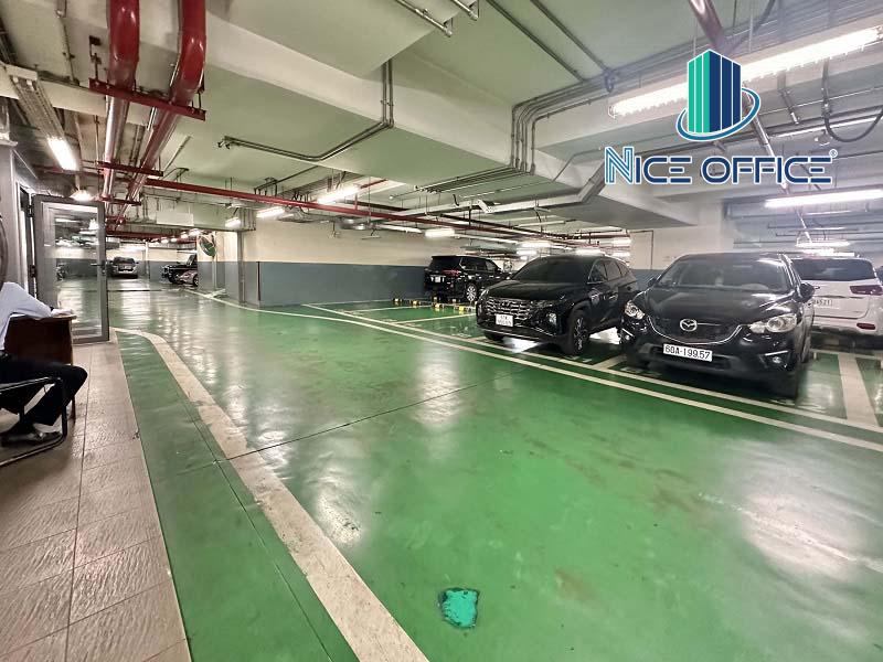 Hầm xe tại tòa nhà Saigon Times Square