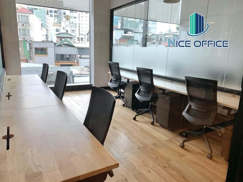 Phòng làm việc 6 chỗ tại văn phòng trọn gói The Sentry