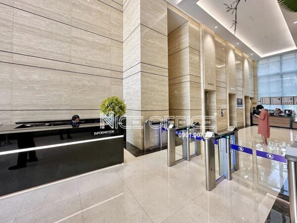 Sảnh lễ tân tại tòa nhà Saigon Tower