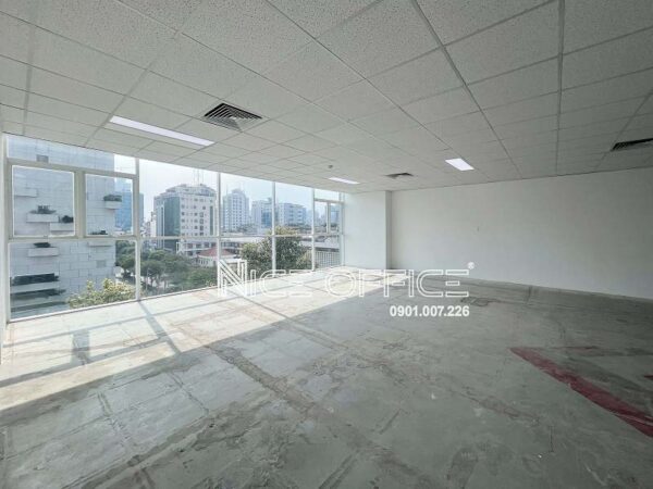 Diện tích trống cho thuê view mặt trước tại tòa nhà NNC Building