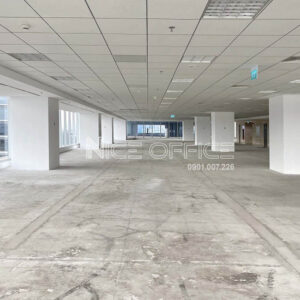 Diện tích trống thực tế tại tòa nhà Viettel Tower