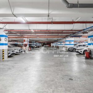 Hầm xe B3 tại tòa nhà Viettel Complex Tower