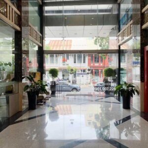 Khu vực sảnh trệt tòa nhà Rosana Tower