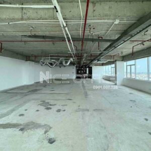 Mặt bằng trống cho thuê view mặt trước tòa nhà Dreamplex 195 Building