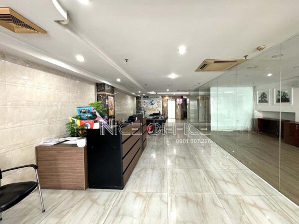 Sảnh đón khách tại tòa nhà Minh Tinh Building