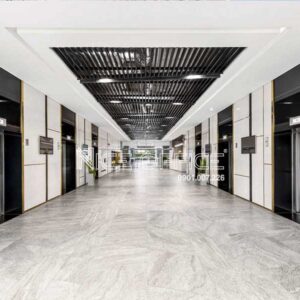 Sảnh thang máy tại Viettel Complex Tower A