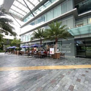 Tiện ích cafe tại tầng trệt thương mại Viettel Tower