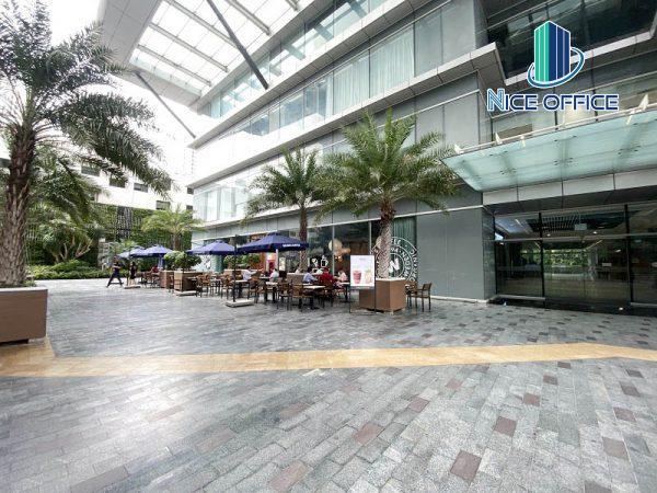 Tiện ích cafe tại tầng trệt tòa nhà Viettel Tower quận 10