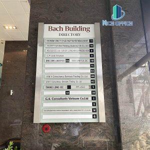 Bảng tên doanh nghiệp đang đặt văn phòng tại tòa nhà IDD Building