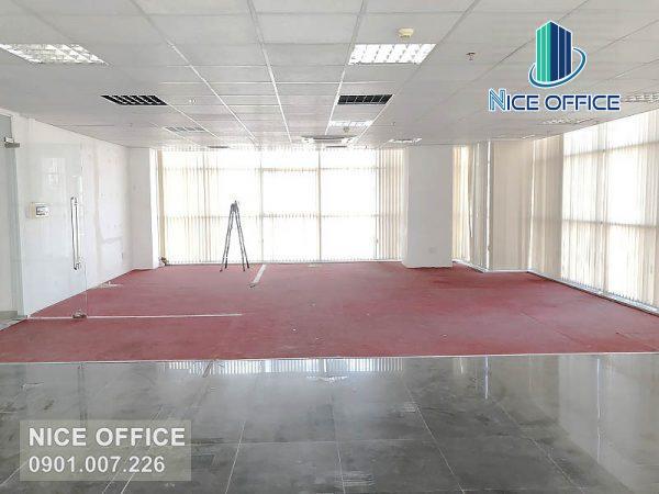 Diện tích trống cho thuê tại tầng 4 tòa nhà Mekong Tower