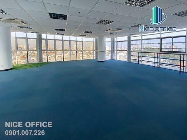 Hình ảnh diện tích trống tại văn phòng cho thuê quận Bình Thạnh - Thảo Điền Building thiết kế thoáng, nhiều ánh sáng