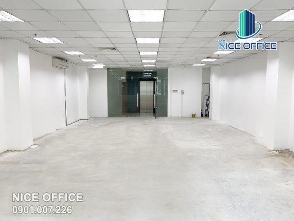 Diện tích trống cho thuê tại tầng 3 tòa nhà Viet Office Building