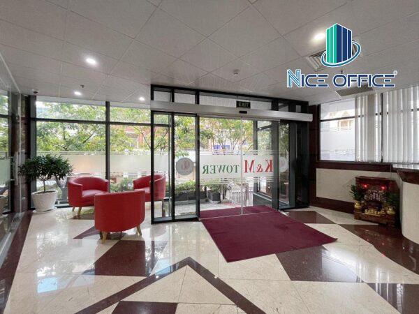 Khu vực sảnh chờ tại tòa nhà KM Tower