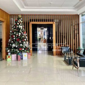 Khu vực thang máy tại tòa nhà Sogetraco Building
