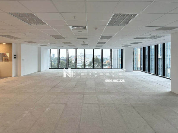 Mặt bằng trống tại tòa nhà Alpha Tower
