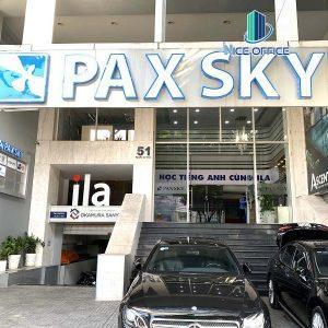 Mặt tiền tòa nhà Pax Sky Nguyễn Cư Trinh quận 1