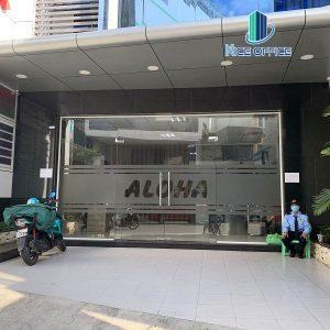 Mặt tiền tòa nhà Aloha Hồng Hà quận Tân Bình