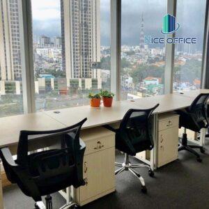 Phòng 4 chỗ ngồi view thông thoáng tại văn phòng trọn gói Viettel - 5S Office