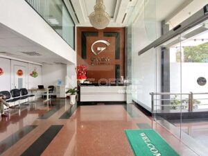 Sảnh đón khách tại tòa nhà Gia Thy Building
