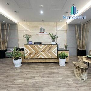 Sảnh lễ tân tại văn phòng trọn gói ACM Building - 5S Office