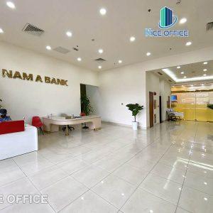 Sảnh trệt tại tòa nhà Báo Nhân Dân Building