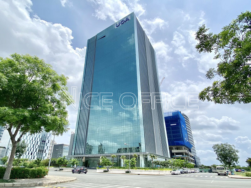 Tòa nhà UOA Tower ở quận 7 - Một trong những văn phòng cho thuê ngoài trung tâm cực hot